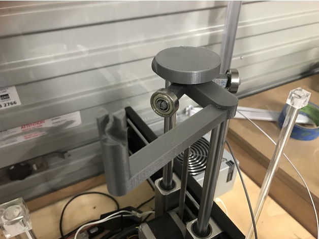 Low Profile Ball-Bearing Printbot Simple Metal Spool Holder