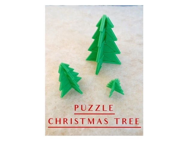 Color Me 3D Puzzle Christmas Tree