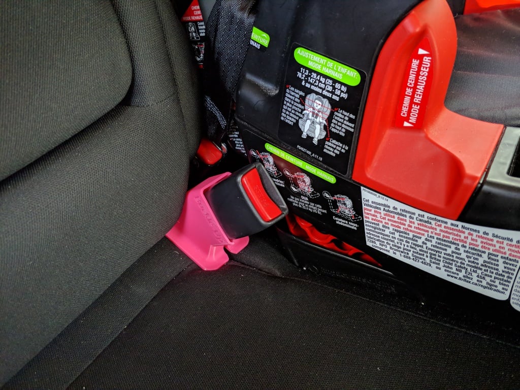 Buckle-Up Seat Belt Buckle Holder