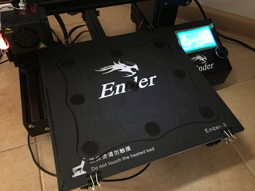 Ender 3 Bed leveling test - single layer discs