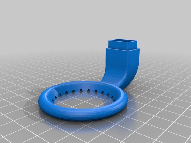 Circular duct fan for WEASY 3D printer