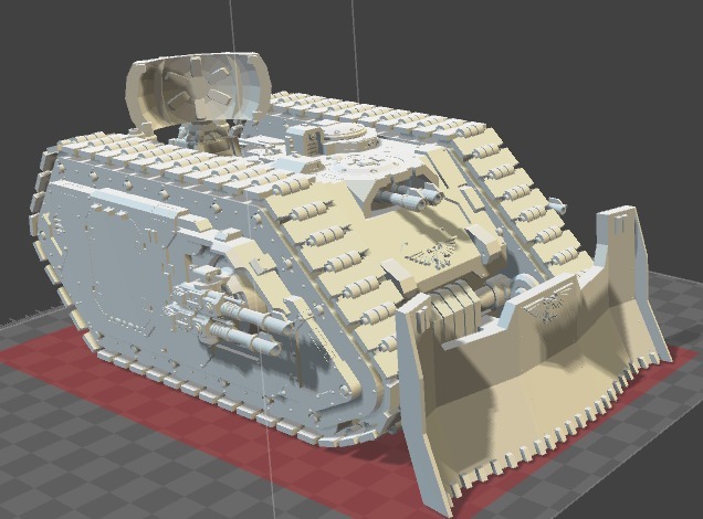 Hermetika Pattern Heavy Command Tank (30k/40k proxy) 