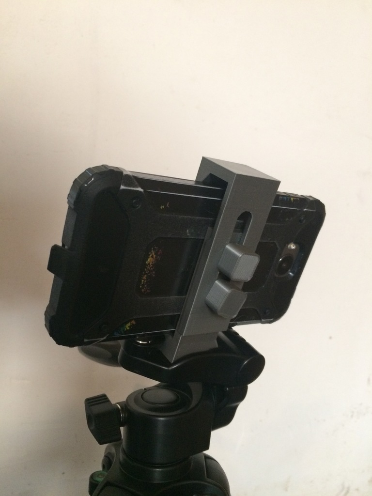 Smartphone adapter for tripod, quick release