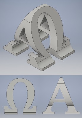 Alpha & Omega Sculpture