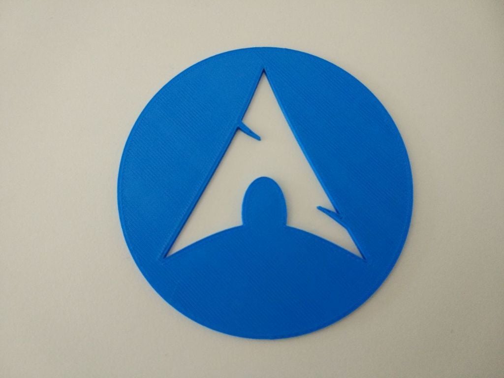 Arch Linux coaster