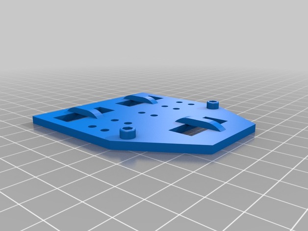 X-axis plate for hotend