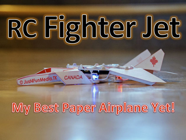 RC Paper F14 Fighter Jet