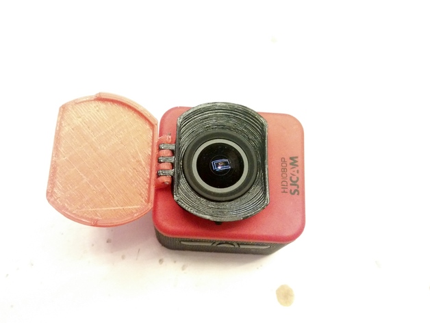 SJCAM M10 flip lens cover.