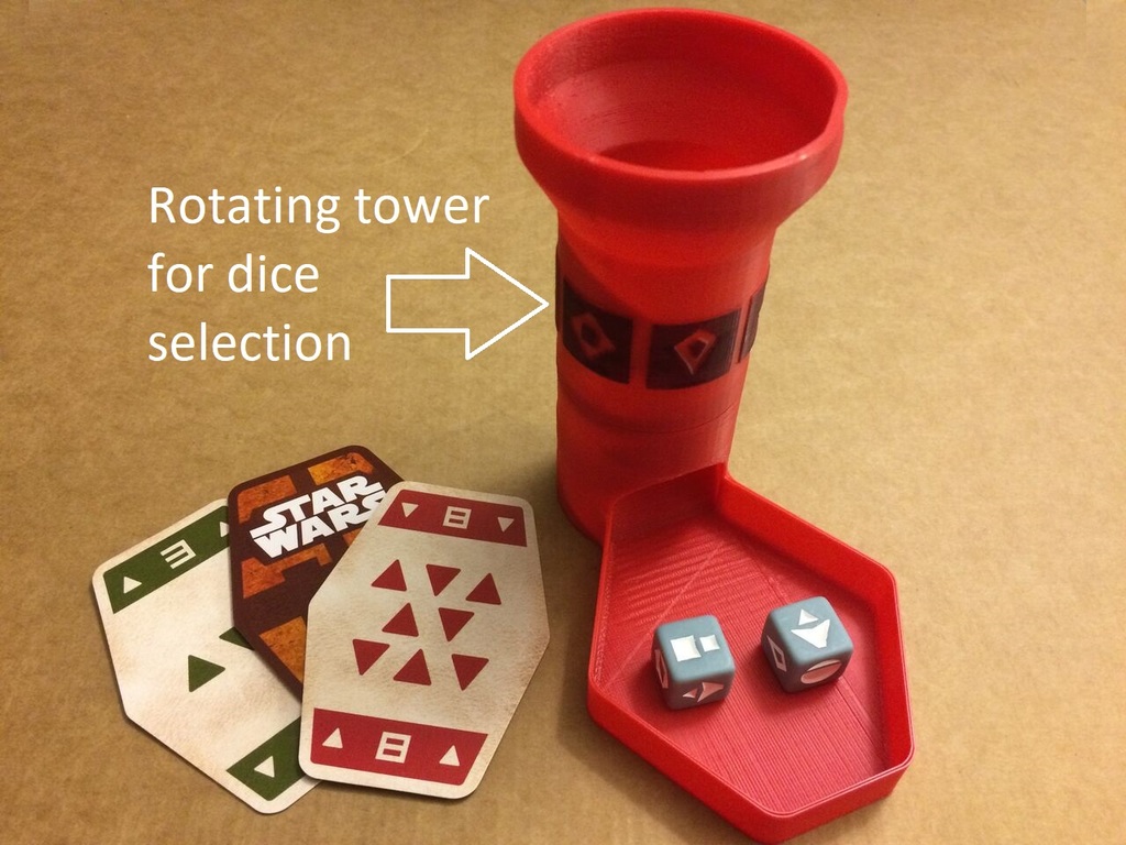 Sabacc Dice Tower for Han Solo Card Game