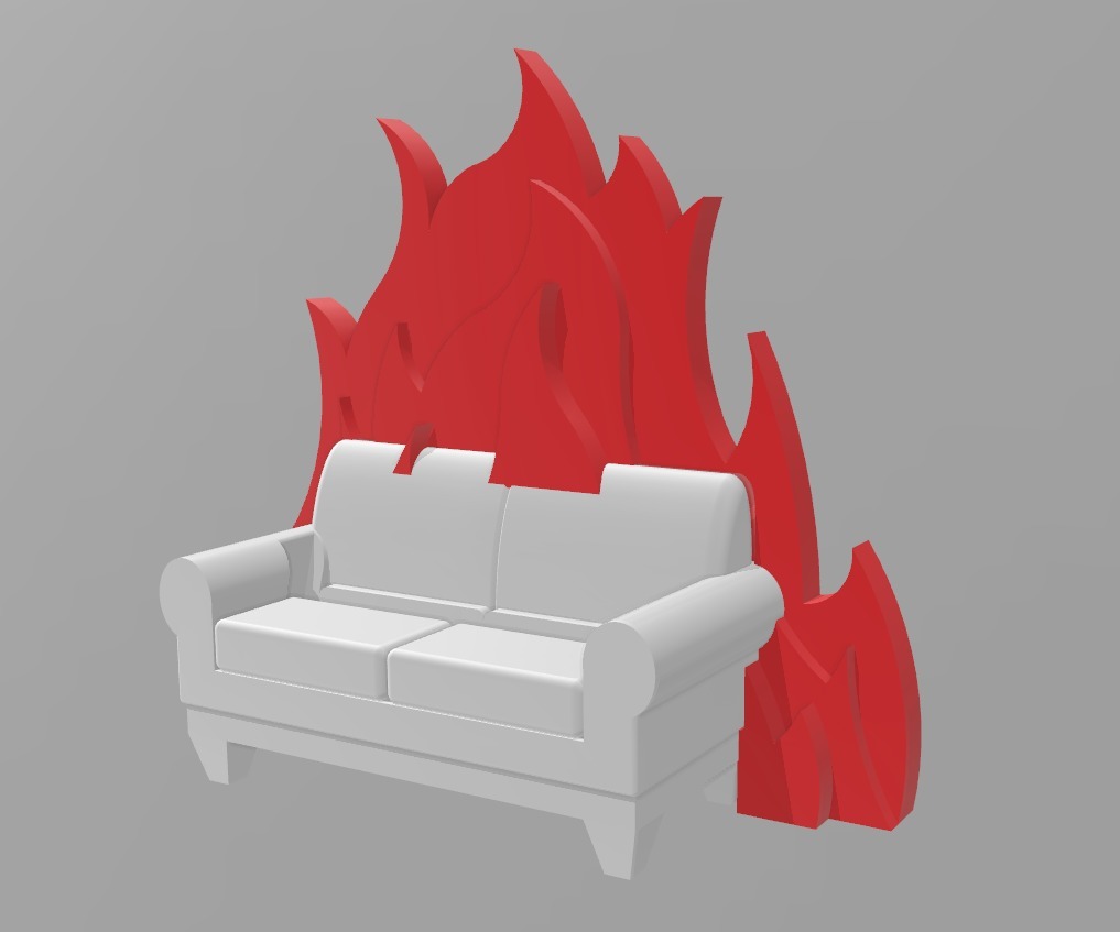 Couch Fire Films Business Card Holder 