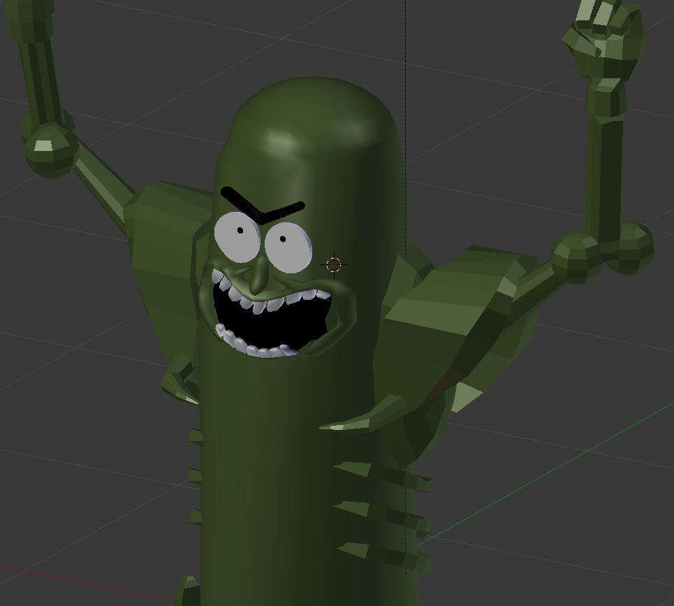 Pickle Rick! (Rat armor/face included) V2.0