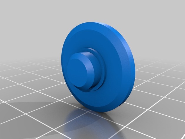 Fidget Spinner Cap with rim for grip