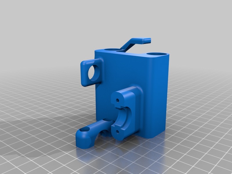 DIY 3D-printer mounting kit with simple belt fastener