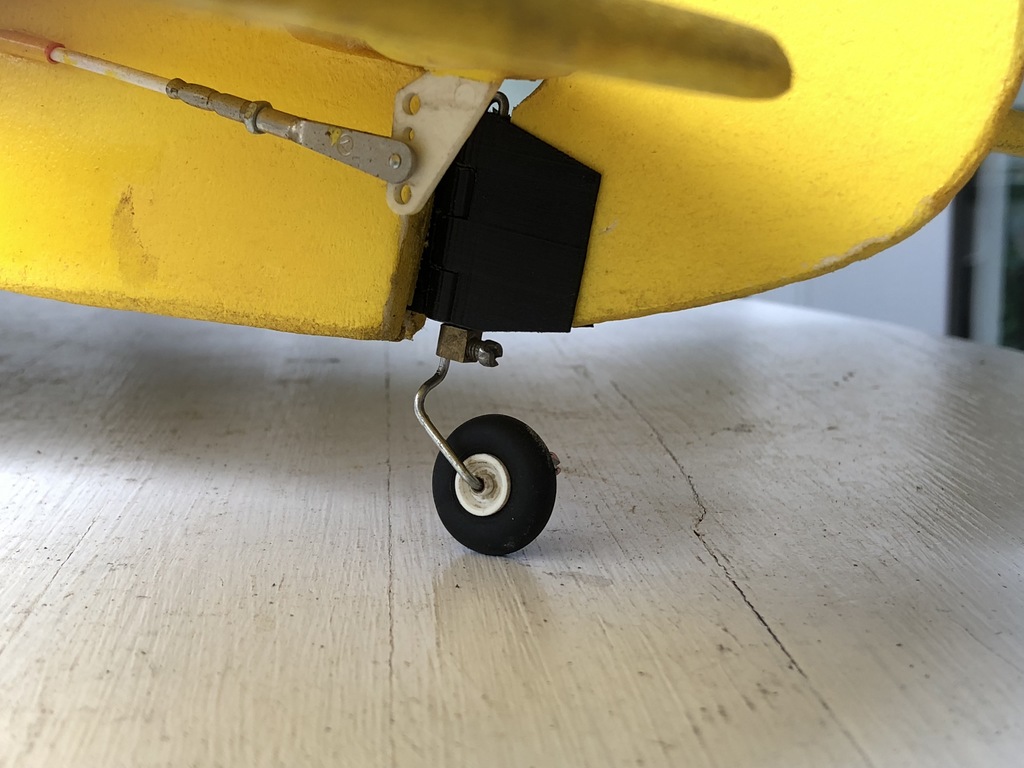 RC Plane tail wheel hinge 