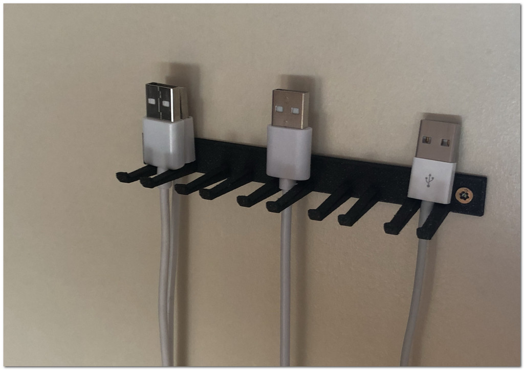 Organiser for USB cables