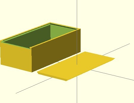 Parametric Sliding Top Utility Box