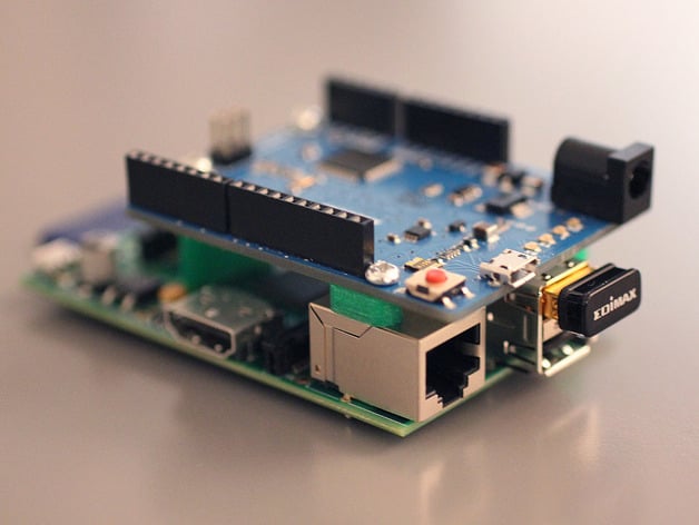 Arduino to Raspberry Pi Mount V1.0