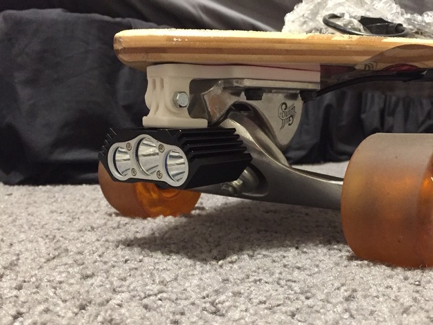 GoPro Skateboard / Longboard Mount, and light