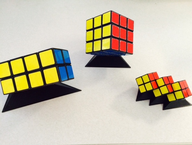 Rubiks Tower and Triple 2x2x2 Puzzle Stands