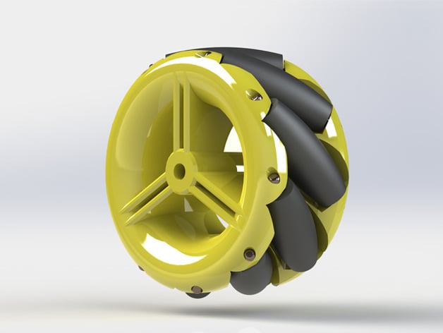 44mm Mecanum Wheel (Small, Solid and Low Cost)
