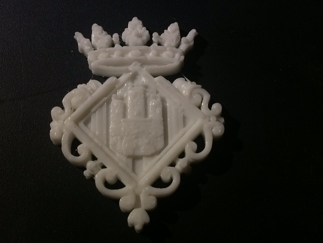 Escudo de Castellón ornamentado