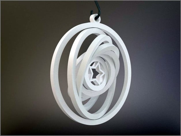 Yet Another Gyroscopic Christmas Ornament