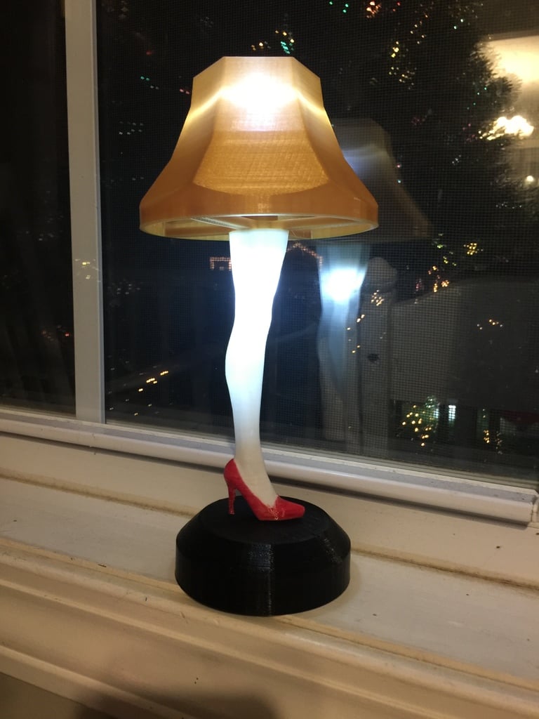 Christmas Story Leg Lamp LED remix