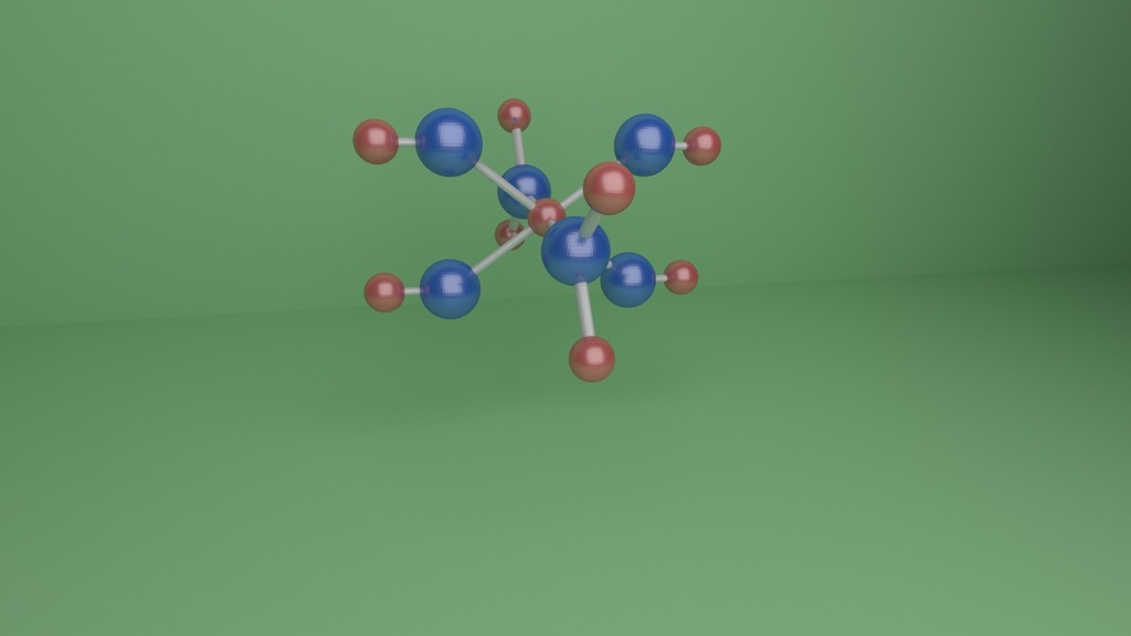 TiO2 crystal structure (rutile)
