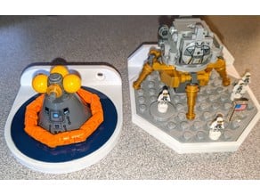 Lego Saturn V mini mounts