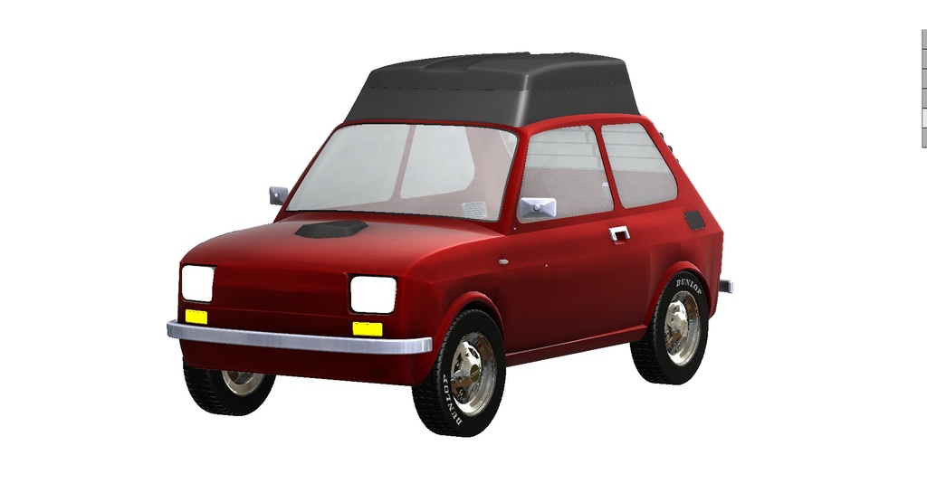 Fiat 126 3D model by hobbyman - Thingiverse