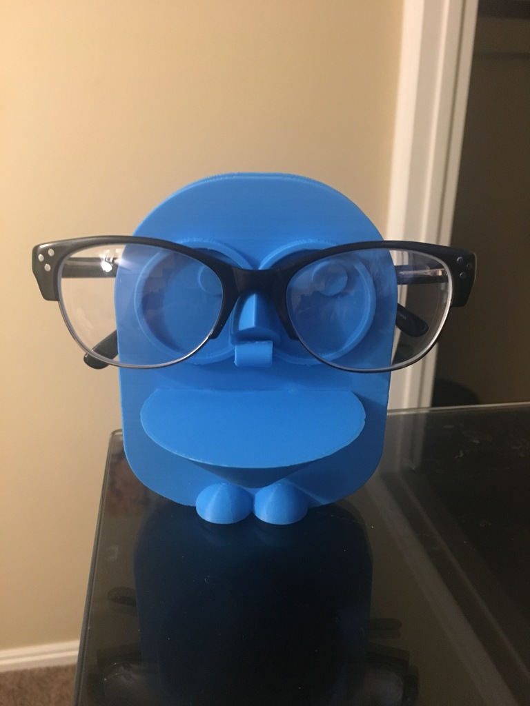 Owl eyeglasses holder (solid)