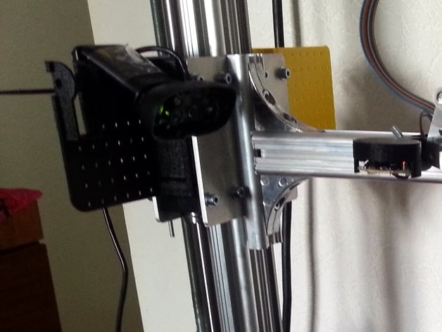 Universal mounting panel for webcam, light. (Z-Axis K8200, 3Drag)