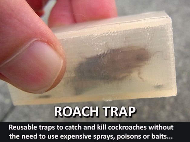 Roach Trap…Reusable Trap To Catch And Kill Cockroaches