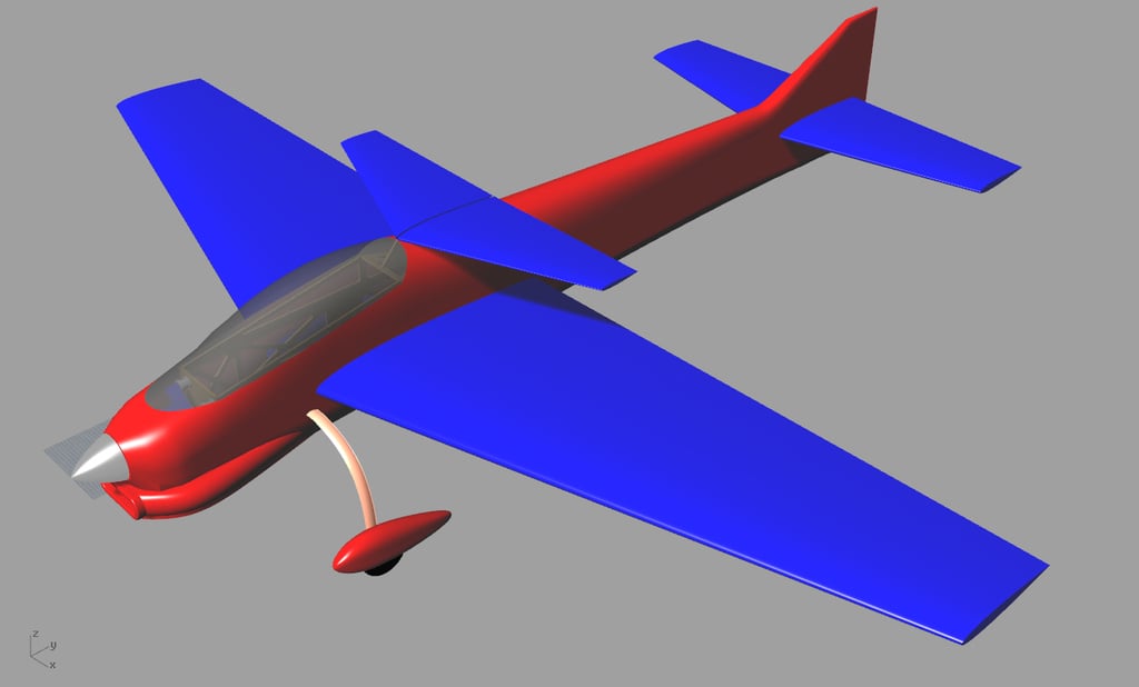 RC F3A model airplane 