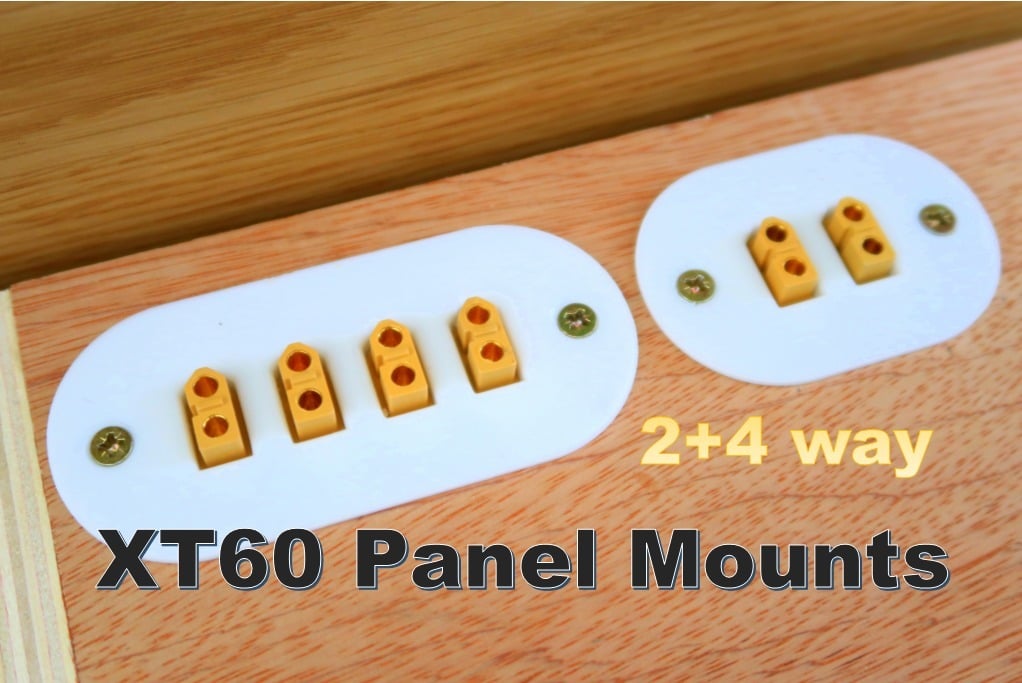XT60 Panel Mounts