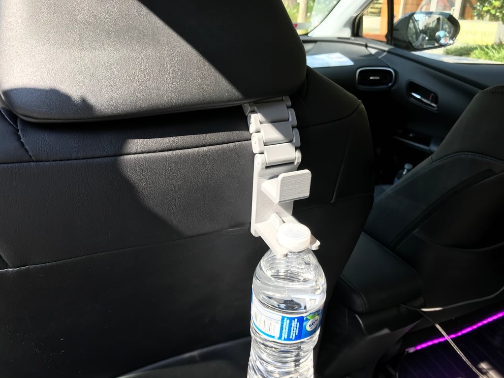 Car Seat Headrest Hooks, Bottle Holder