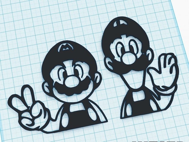 Mario Luigi Art We3Duk