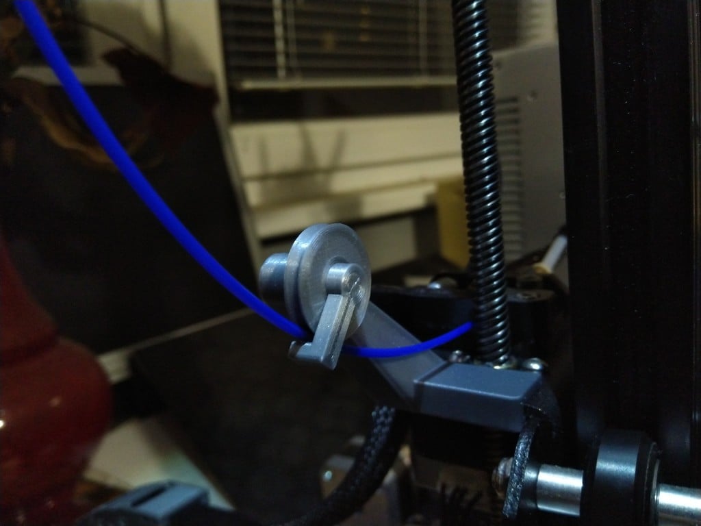 Extruder filament guide with roller - Ender 3
