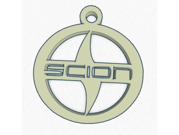 Scion Logo Key Chain