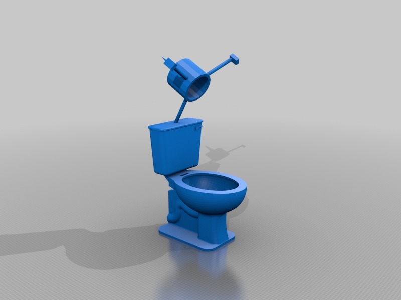 space age 1950s toilet prospector