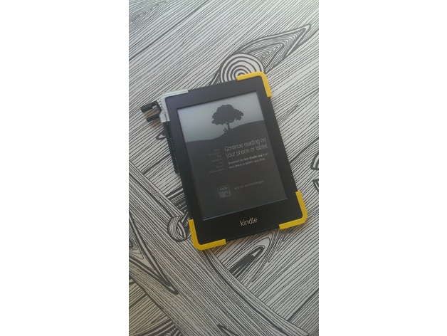One-hand reading clip for Kindle Paperwhite *MODIFIED*