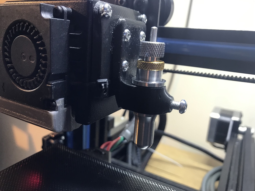 Modified Plotter/Vinyl Cutter Mount for 3D printers