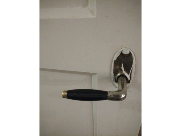 Replacement part for latch door handle