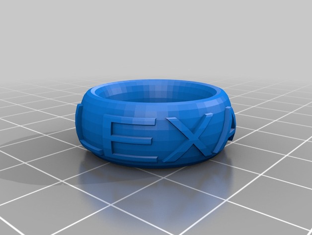 LEXA 2 My Customized Text Ring/Bracelet/Crown Thing