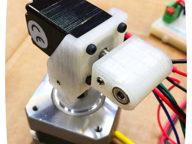 Laser Dot - Pan & Tilt Gimbal (simple printing, involved integration)