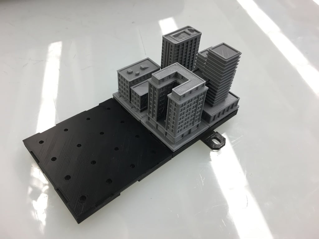 Modular Miniature Model Buildings (Based on Geocraper)