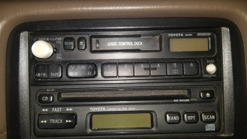 1995 Toyota Camry Radio Knobs