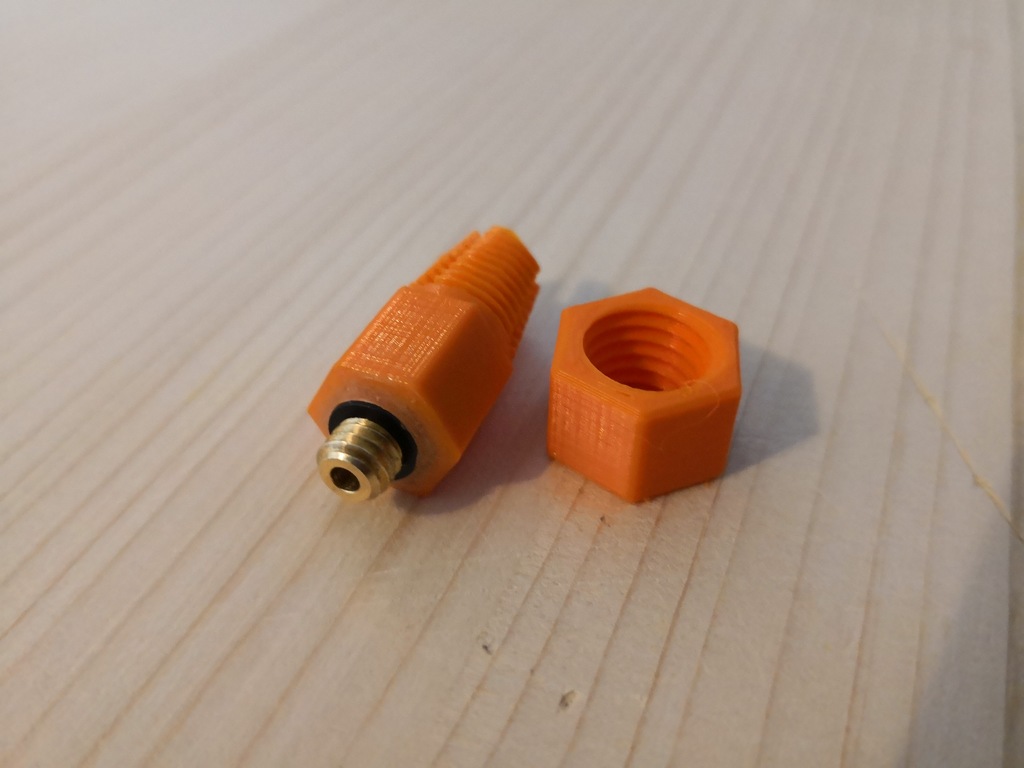 Tapered thread bowden coupling PC4-M6