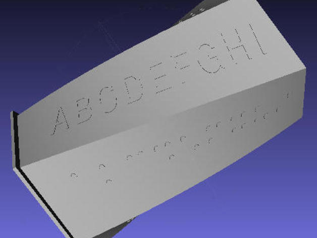 Hardware Braille translator