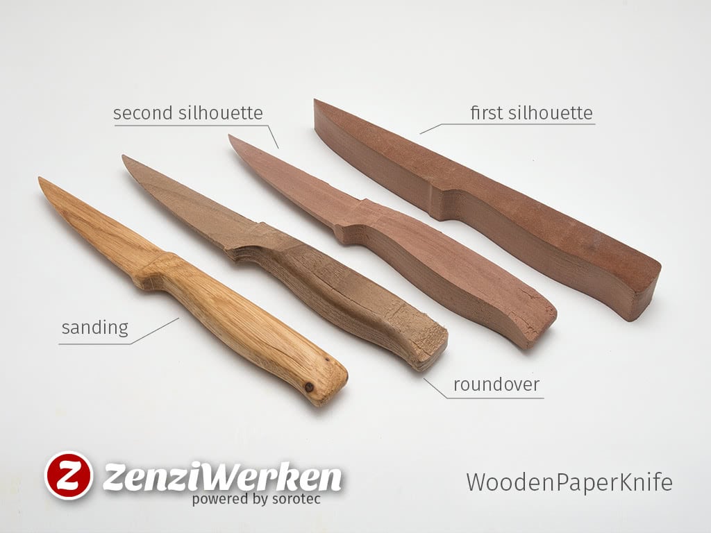 Wooden Paper Knife (cnc)